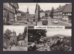 Ansichtskarte Stolberg Harz Sachsen Anhalt Thomas Müntzer Gasse Rittertor Turm - Other & Unclassified