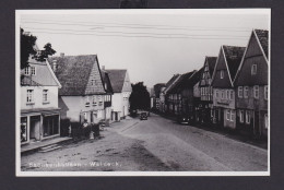 Ansichtskarte Sachsenhausen Waldeck Hessen Strassenansicht Bäckerei FR. Bernhard - Other & Unclassified