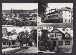 Ansichtskarte Bad Suderode Harz Sachsen Anhalt Central Hotel Kurpromenade - Other & Unclassified