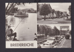Ansichtskarte Bredereiche Brandenburg Havel Fluss Schleuse Ab Gransee N. Berlin - Altri & Non Classificati
