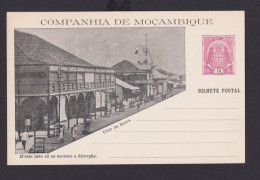 Mosambik Mozambique Afrika Portugal Kolonien Selt. Bild Ganzsache Companhia De - Cartas & Documentos