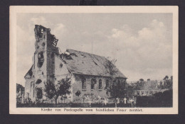 Ansichtskarte Poelcapelle Langenmark Belgien Zerstört Im 1. Weltkrieg Feldpost - Sonstige & Ohne Zuordnung