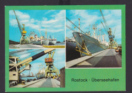 Ansichtskarte Rostock Mecklenburg Vorpommern Überseehafen - Otros & Sin Clasificación