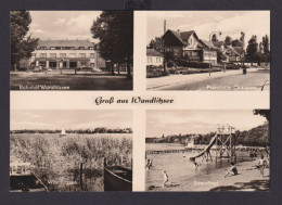Ansichtskarte Wandlitzsee Brandenburg Bahnhof Strandbad Ansichten Postkarten - Autres & Non Classés