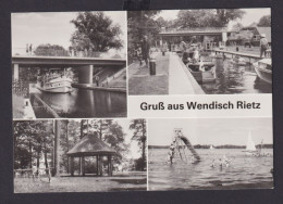 Ansichtskarte Wendisch Rietz Brandenburg Erholung Boote Strandbad Verlag Bild - Autres & Non Classés