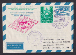 Flugpost Air Mail Österreich Selt. Privatganzsache 2 WST Esperanto + Flugpost - Otros & Sin Clasificación