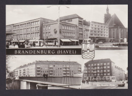 Ansichtskarte Brandenburg Havel Markt Friedensbrücke Otto Nuschke Strasse - Other & Unclassified