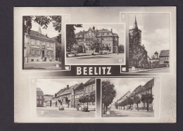 Ansichtskarte Beelitz Brandenburg Bildung Diesterwegschule Religion Marienkirche - Other & Unclassified
