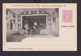 Mosambik Mozambique Afrika Portugal Kolonien Selt. Bild Ganzsache Companhia De - Cartas & Documentos