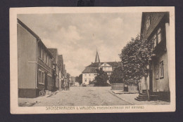Ansichtskarte Sachsenhausen Waldeck Hessen Friedrichstrasse Rathaus - Otros & Sin Clasificación