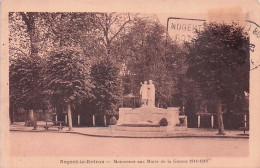 28 - NOGENT Le ROTROU  - Le Monument Aux Morts - Nogent Le Rotrou