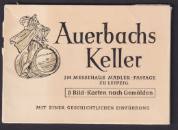 Ansichtskarte Lot Sammlung Auerbach Keller Leipzig Messehaus Mädler Passage - Autres & Non Classés