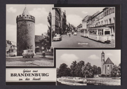 Ansichtskarte Brandenburg A.d. Havel Hauptstrasse Steintor Strassenbahn - Sonstige & Ohne Zuordnung