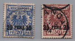 Deutsche Kolonien Dt. Ostafrika Michel Nr. 4 + 5 Gestempelt - German East Africa