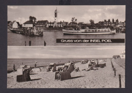 Ansichtskarte Poel Insel Mecklenburg Vorpommern Meer Strand Schiffe - Sonstige & Ohne Zuordnung