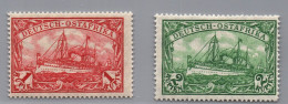 Deutsche Kolonien Dt. Ostafrika Michel Nr. 38 + 38 A Postfrisch - German East Africa