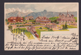 Litho Ansichtskarte Gurten Bern Schweiz N. Dillenburg Nassau Hessen - Sonstige & Ohne Zuordnung