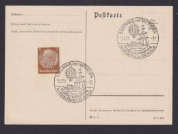 Briefmarken Deutsches Reich Lauenhain über Mittwieda Selt. Propaganda Stempel - Storia Postale