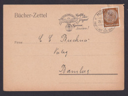 Deutsches Reich Masch. Werbe Propagandastempel Heim Der Hitlerjugend N Bamberg - Cartas & Documentos