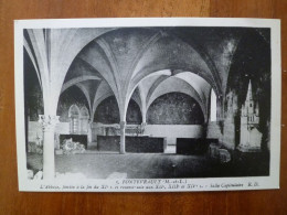 Carte Postale 5 Abbaye De Fontevrault Salle Capitulaire Edition Dorange Tours T - Other & Unclassified