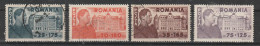 1945 - Fondation Carol Ier / Bibliothèque Nationale  Mi No 831/837 - Used Stamps