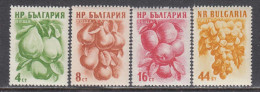 Bulgaria 1957 - Fruits(3), Mi-Nr. 1022/25, MNH** - Ongebruikt