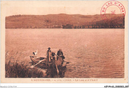 AJPP4-63-0463 -  L'AUVERGNE - Le Lac D'AYDAT - Auvergne Types D'Auvergne