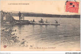 AJPP4-63-0456 - L'AUVERGNE PITTORESQUE - Les Bords Du Lac D'AYDAT - Auvergne Types D'Auvergne