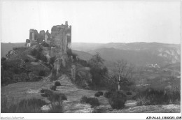 AJPP4-63-0432 - Vallee De La SIOULE - Ruines De Chateau-rocher - Altri & Non Classificati