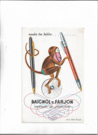Buvard Ancien Baignol Et Farjon Stylos - Stationeries (flat Articles)