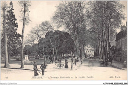 AJPP3-03-0320 - MOULINS - L'avenue Nationale Et Le Jardin Public - Moulins