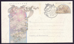 Australia 1991 Aerogramme - Christmas, Noel, Natale, Nativity, 65c - Special Postmark FDC - Covers & Documents