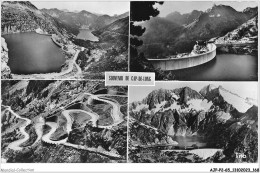 AJPP2-65-0239 - VALLEE D'AURE - Barrage De Cap De Long - Lacs De Cap De Long Et D'OREDON - Le Barrage - Les Lacets - Andere & Zonder Classificatie