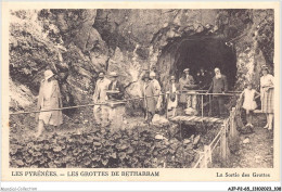 AJPP2-65-0209 - LES PYRENEES - LES GROTTES DE BETHARRAM - La Sortie Des Grottes - Autres & Non Classés