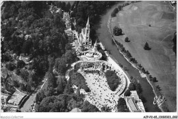 AJPP2-65-0156 - LOURDES - Vue Aerienne De La Basilique  - Lourdes