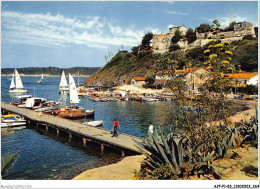 AJPP1-83-0132 - ILE DE PORT-GROS - Le Port - Le Hameau Des Pecheurs Et Le Fort Du Moulin - Andere & Zonder Classificatie