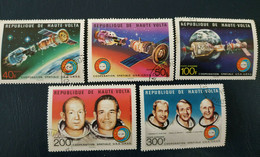 (!) Upper Volta-Burkina Faso -1975 American-soviet Space Mission Apollo-soyuz Used / Cto Russia - USA - Alto Volta (1958-1984)