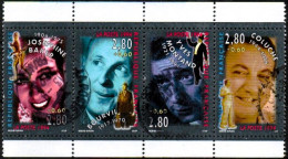 FRANCE, FRANKREICH, 1994  ,  YT 2899, 2900, 2901, 2902, BANDE DE QUATRE TIMBRES, OBLITERE, GESTEMPELT - Used Stamps