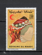 MAROC N°  990   NEUF SANS CHARNIERE  COTE 5.00€    CROISSANT ROUGE - Maroc (1956-...)