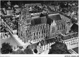 AJPP9-37-0976 - TOURS - Cathedrale Saint-Gathien - Vue Aerienne - Tours