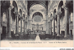 AJPP9-37-0925 - TOURS - Interieur De La Basilique St-Martin - Tours