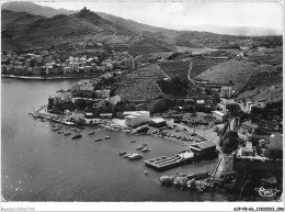 AJPP8-66-0853 - PORT-VENDRES - Vue Aerienne - La Plage Du Gaz Et Le Club Nautique - Port Vendres