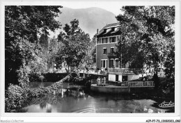 AJPP7-73-0746 - LA LECHERE-LES-BAINS - L'Hotel Des Bains - Le Lac Et Buvette - Sonstige & Ohne Zuordnung