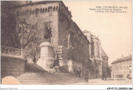 AJPP7-73-0738 - CHAMBERY - Statue Des Freres De Maistre -chateau Des Ducs De Savoie - Chambery