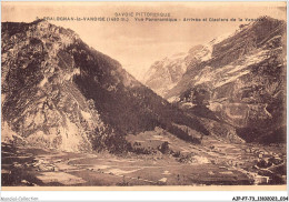 AJPP7-73-0722 - SAVOIE PITTORESQUE - PRALOGNAN-LA-VANOISE - Vue Panoramique - Arrivée Et Glaciers De La Vanoise - Pralognan-la-Vanoise