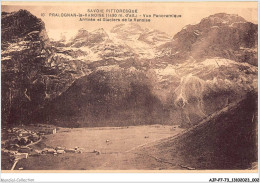 AJPP7-73-7706 - SAVOIE PITTORESQUE - PRALOGNAN-LA-VANOISE - Vue Panoramique - Arrivée Et Glaciers De La Vanoise - Pralognan-la-Vanoise