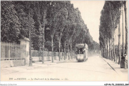 AJPP6-80-0670 - AMIENS - Le Boulevard De La Madeleine TRAMWAY - Amiens