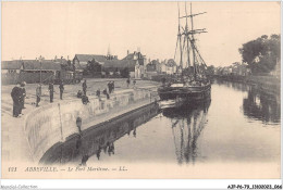 AJPP6-80-0661 - ABBEVILLE - Le Port Maritime - Abbeville