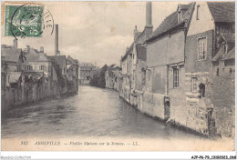 AJPP6-80-0662 - ABBEVILLE - Vieilles Maisons Sur La Somme - Abbeville