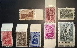 Belgique #504-511 Neufs/MNH** LUXE 1939 Serie Restauration De La Maison Rubens (Belgium Set Art Peinture Painter Kunst - Unused Stamps